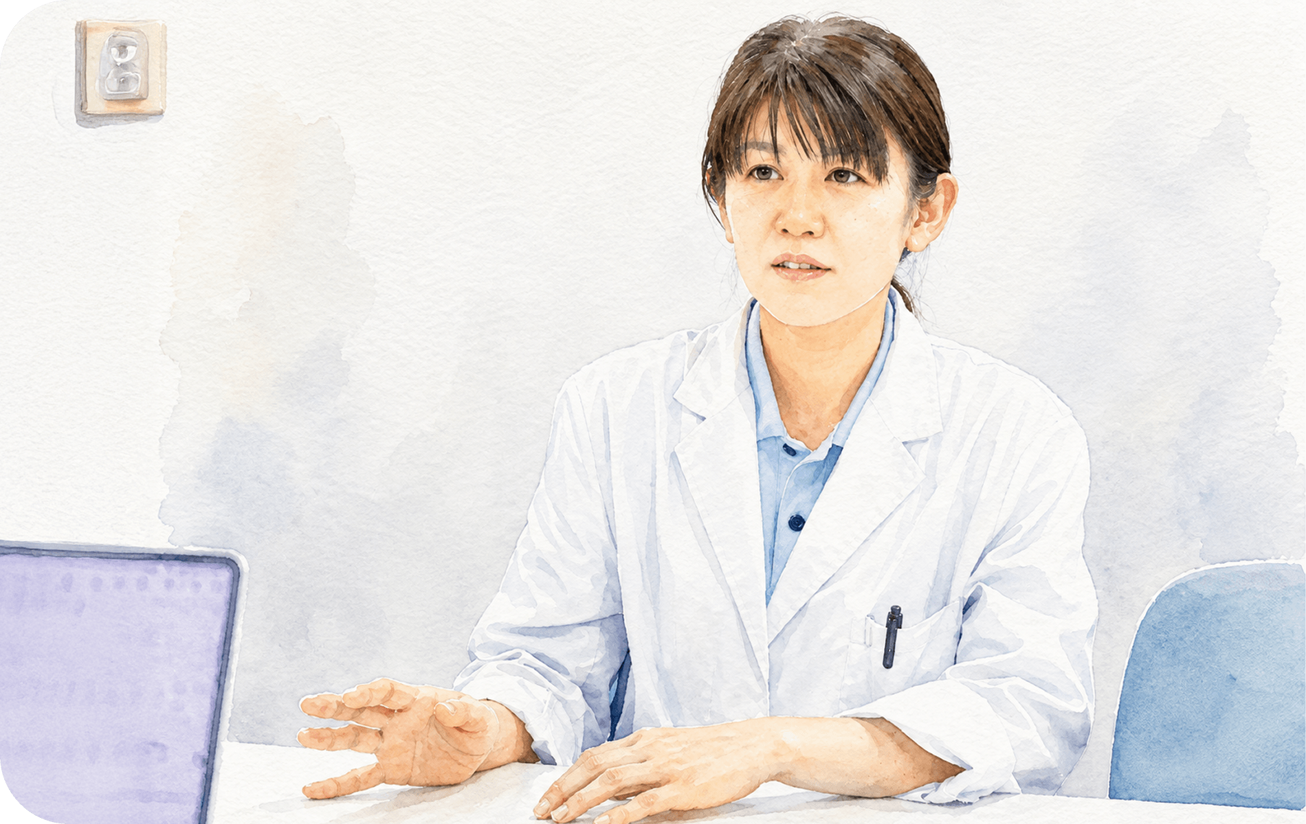 インタビューに答える櫻木さん